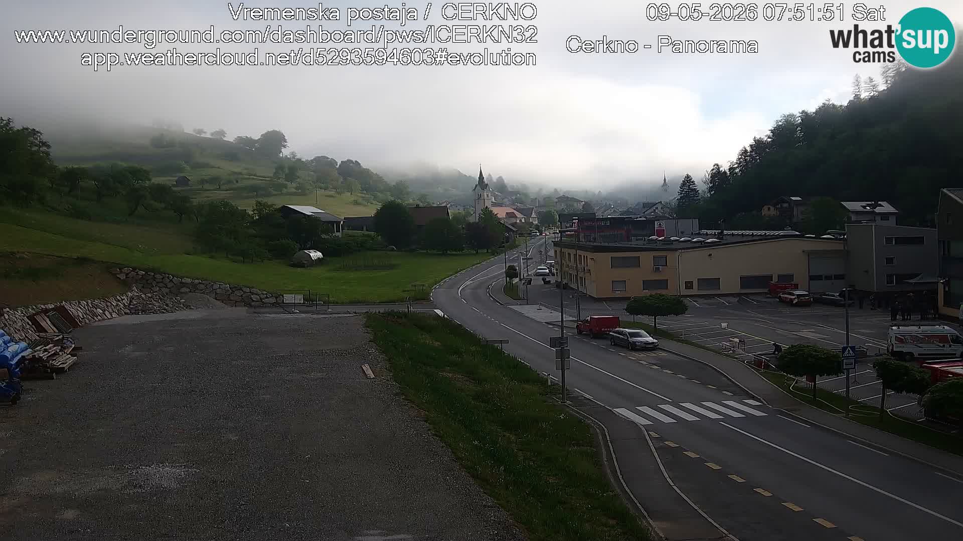 Webcam Ingresso Città di Cerkno