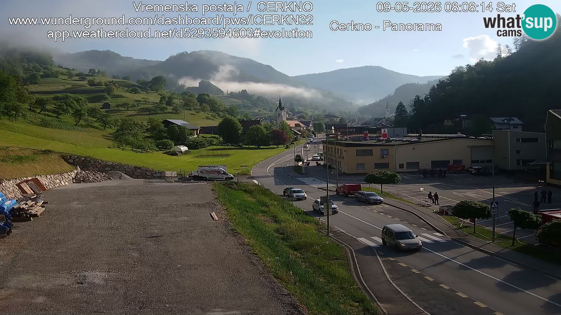 Cerkno Stadteingang Live-Webcam