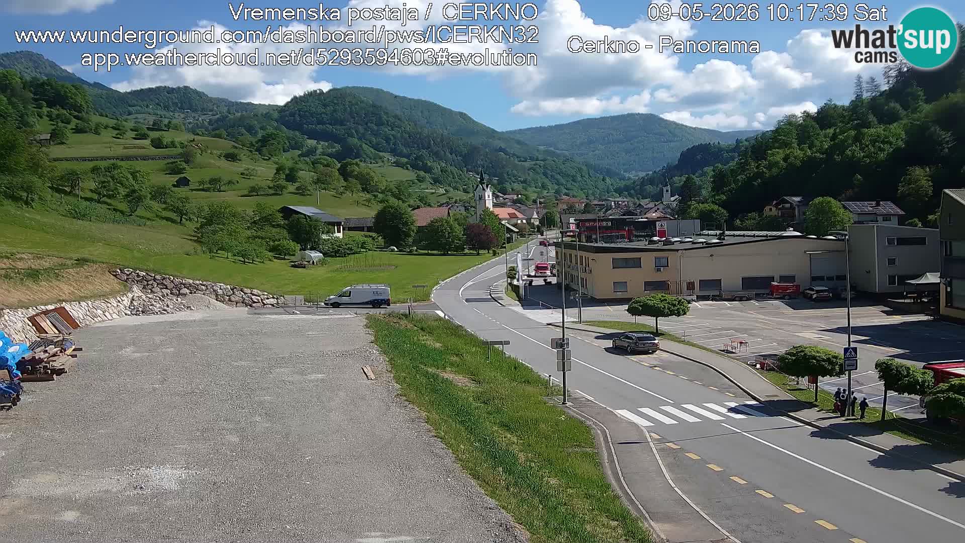 Webcam Ingresso Città di Cerkno