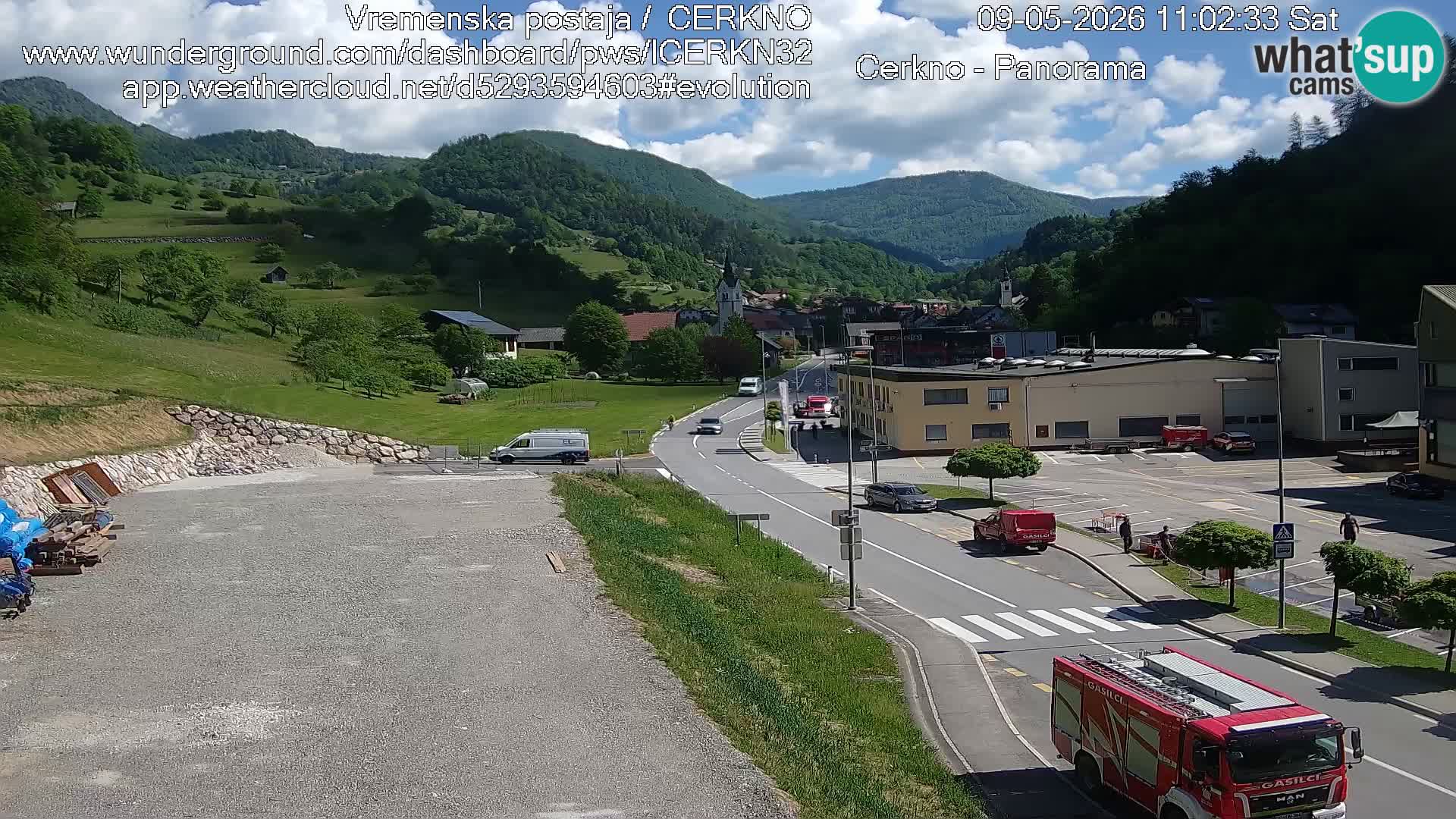 Cerkno Stadteingang Live-Webcam