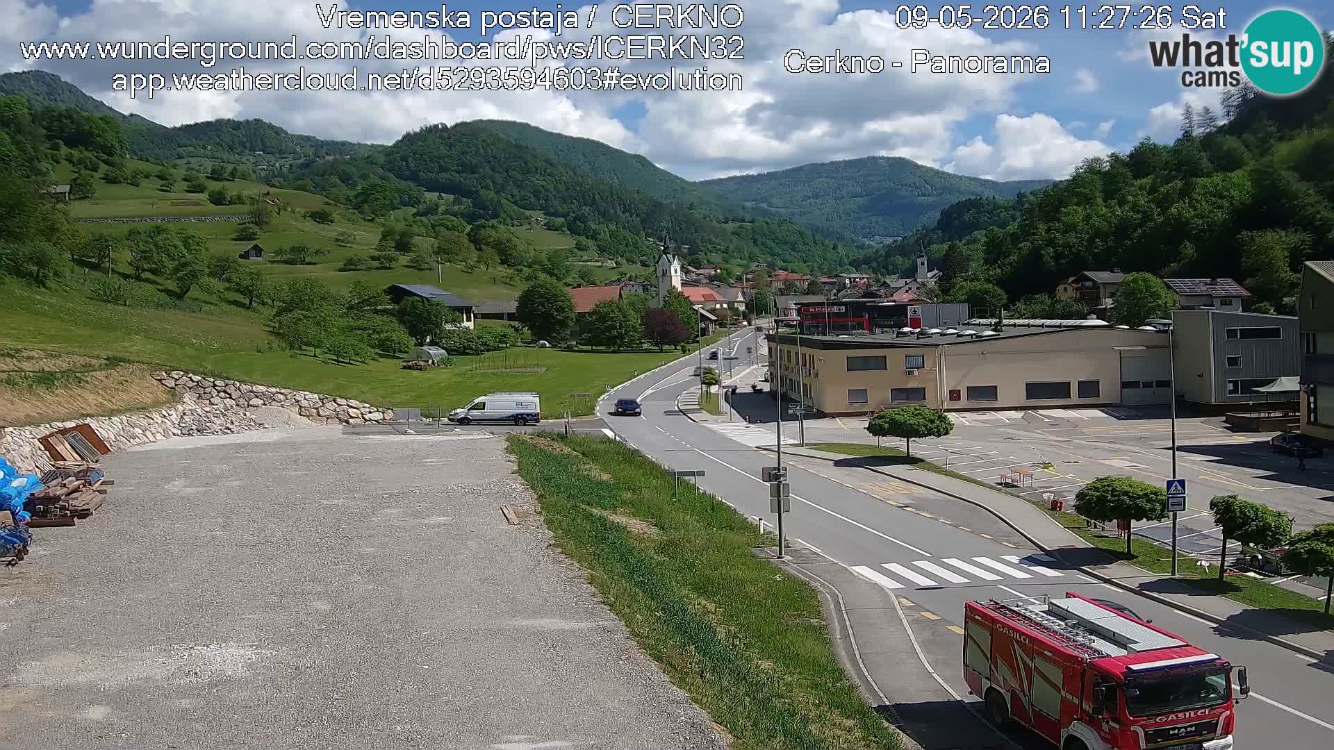 Cerkno Stadteingang Live-Webcam