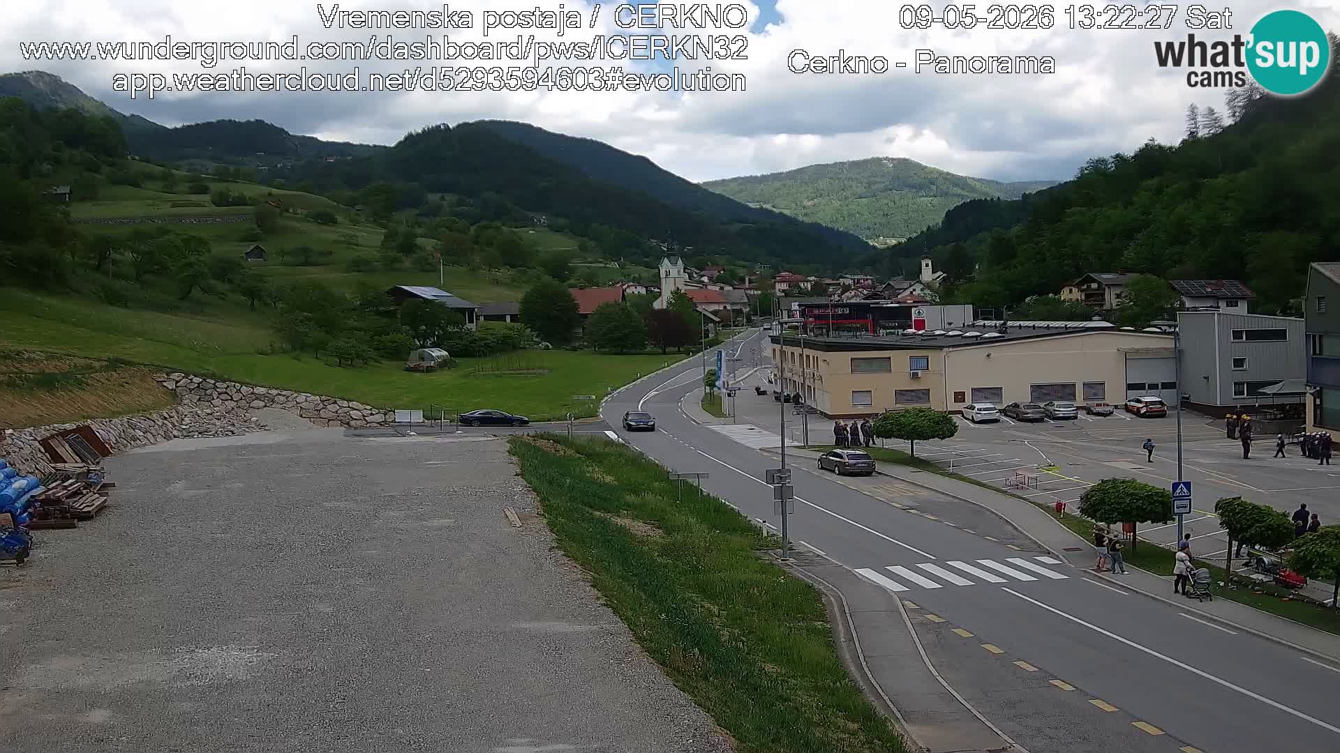 Webcam Ingresso Città di Cerkno