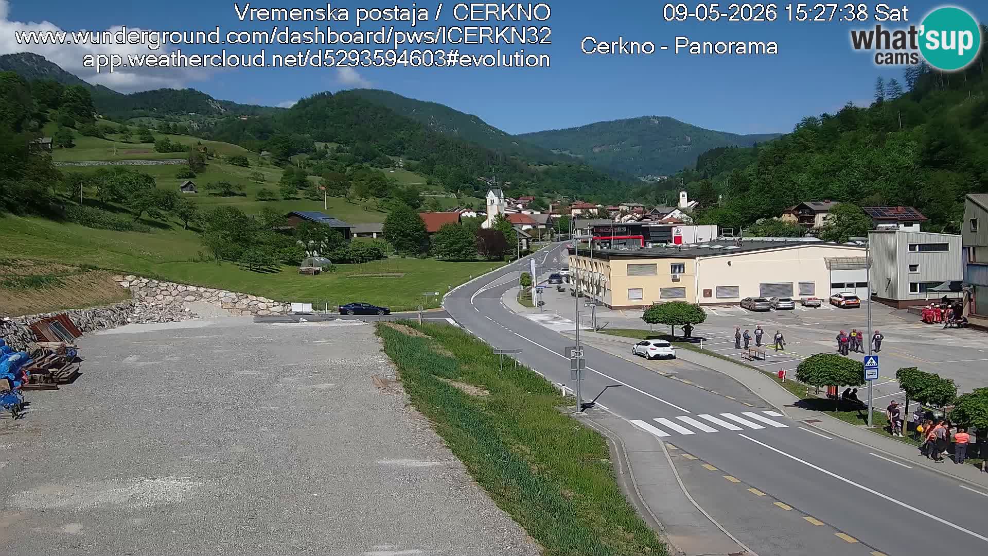 Cerkno ulaz u grad – Kamera uživo