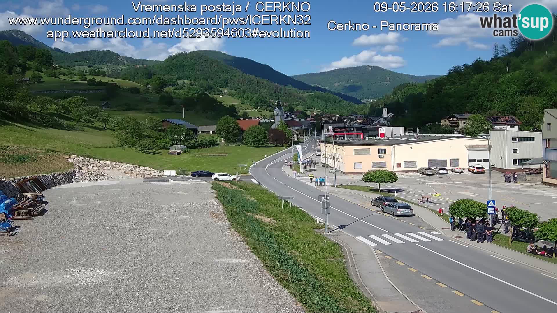 Cerkno Stadteingang Live-Webcam
