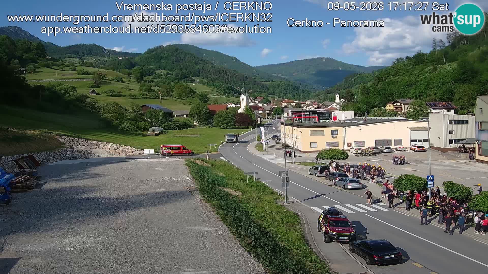 Cerkno Stadteingang Live-Webcam