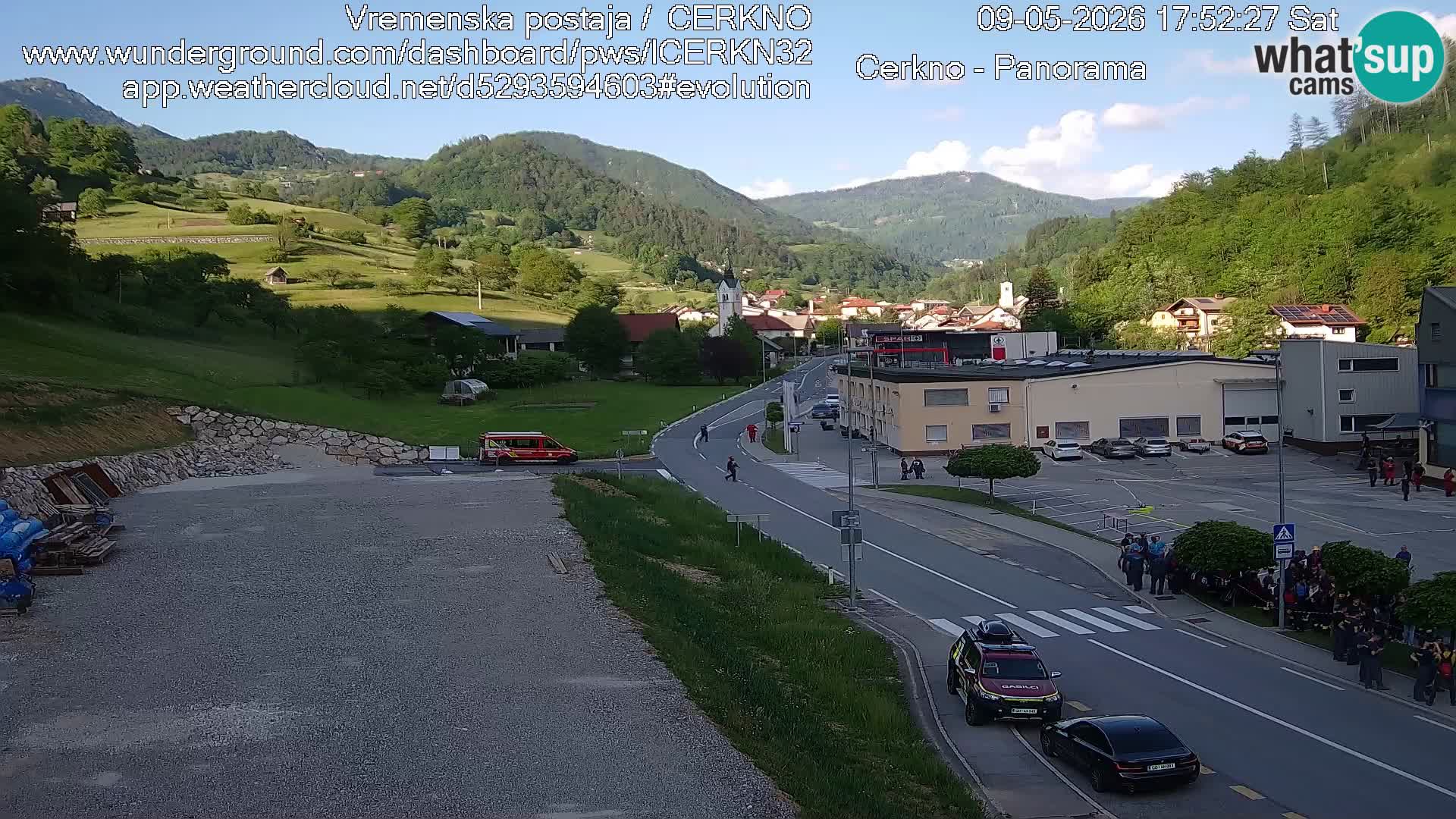 Cerkno ulaz u grad – Kamera uživo