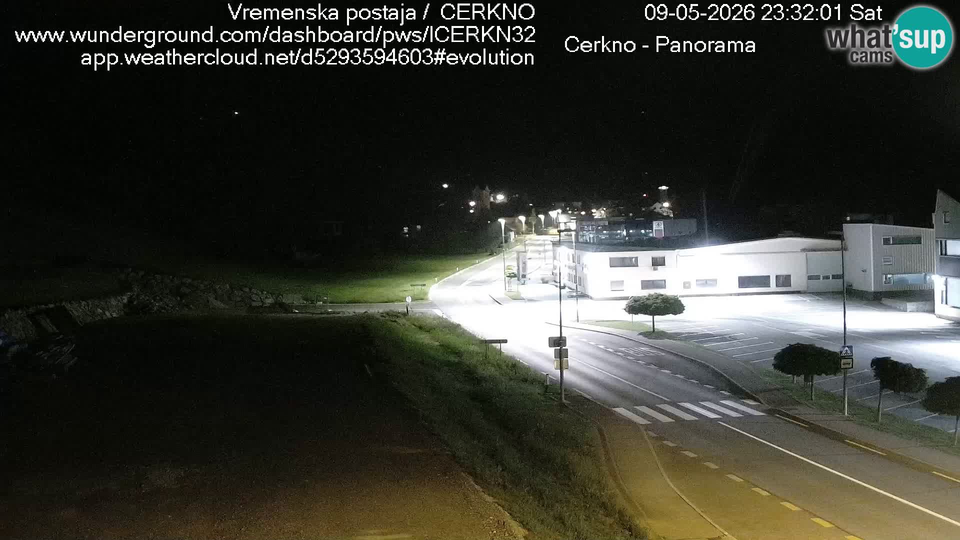 Cerkno entrada a la ciudad Webcam en vivo