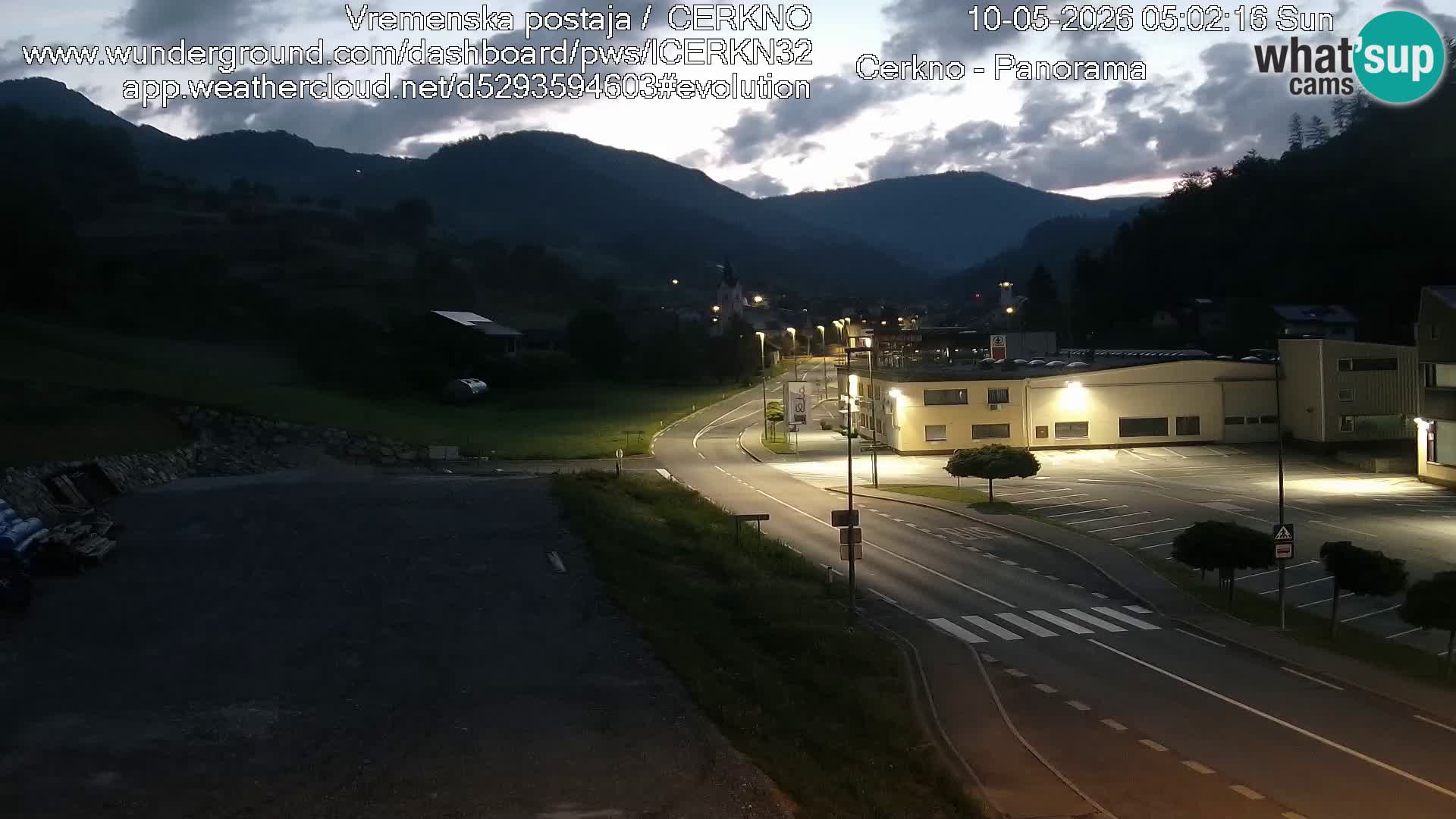 Cerkno ulaz u grad – Kamera uživo
