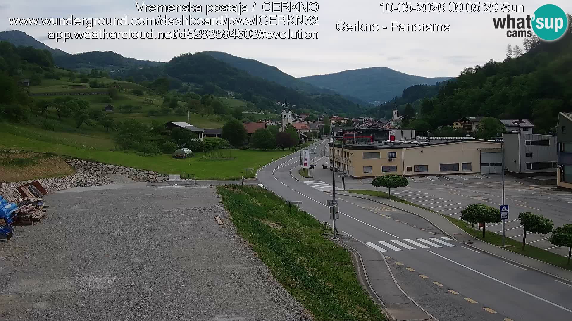 Cerkno Stadteingang Live-Webcam
