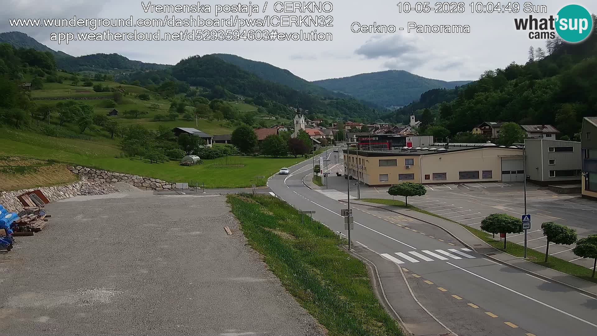 Webcam Ingresso Città di Cerkno