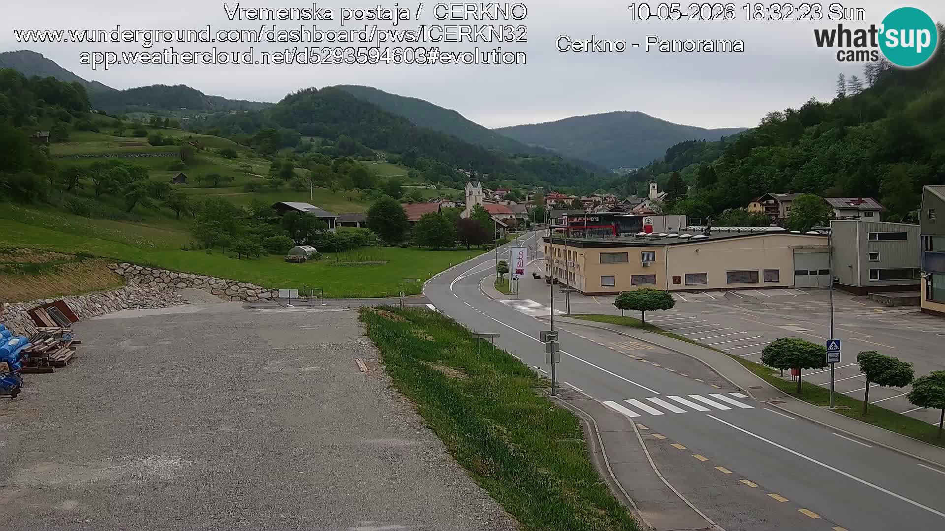 Webcam Ingresso Città di Cerkno
