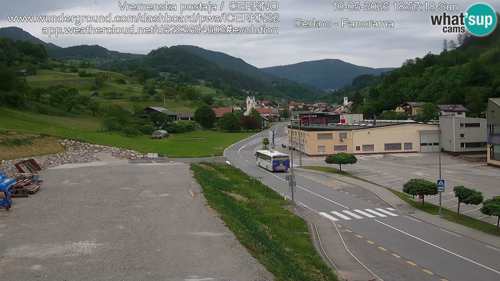 Cerkno ulaz u grad – Kamera uživo