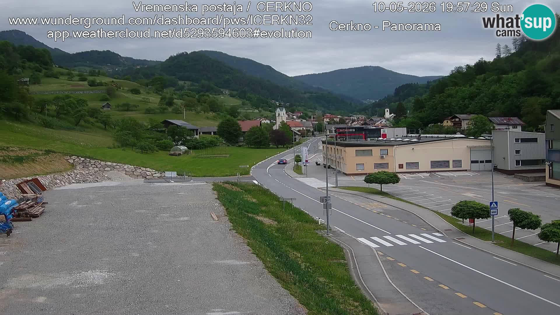 Cerkno Stadteingang Live-Webcam