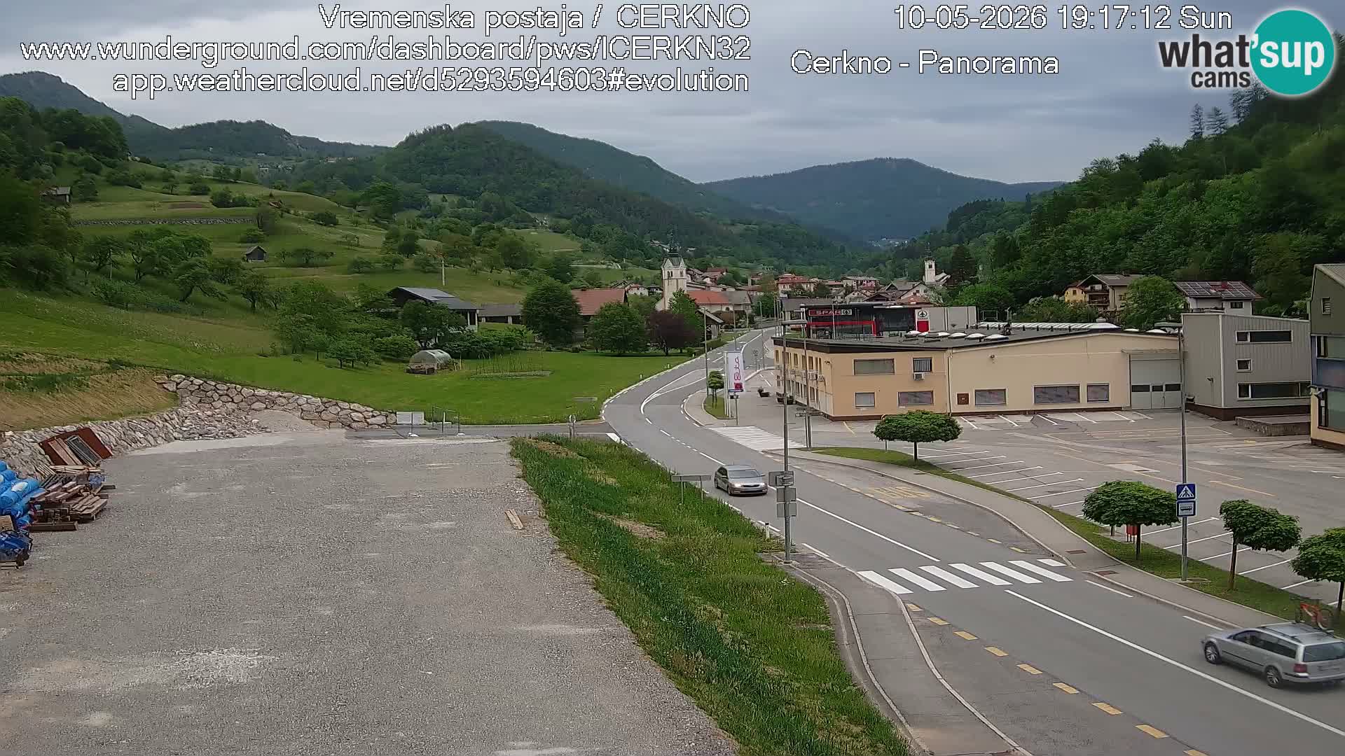 Webcam Ingresso Città di Cerkno