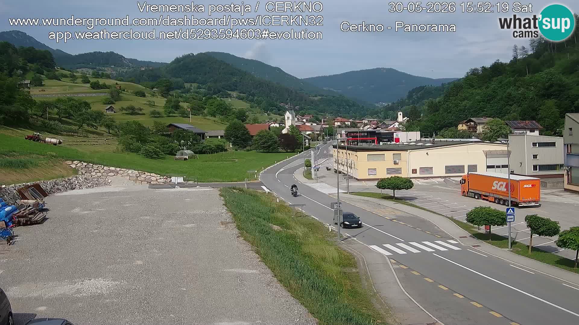 Webcam Ingresso Città di Cerkno