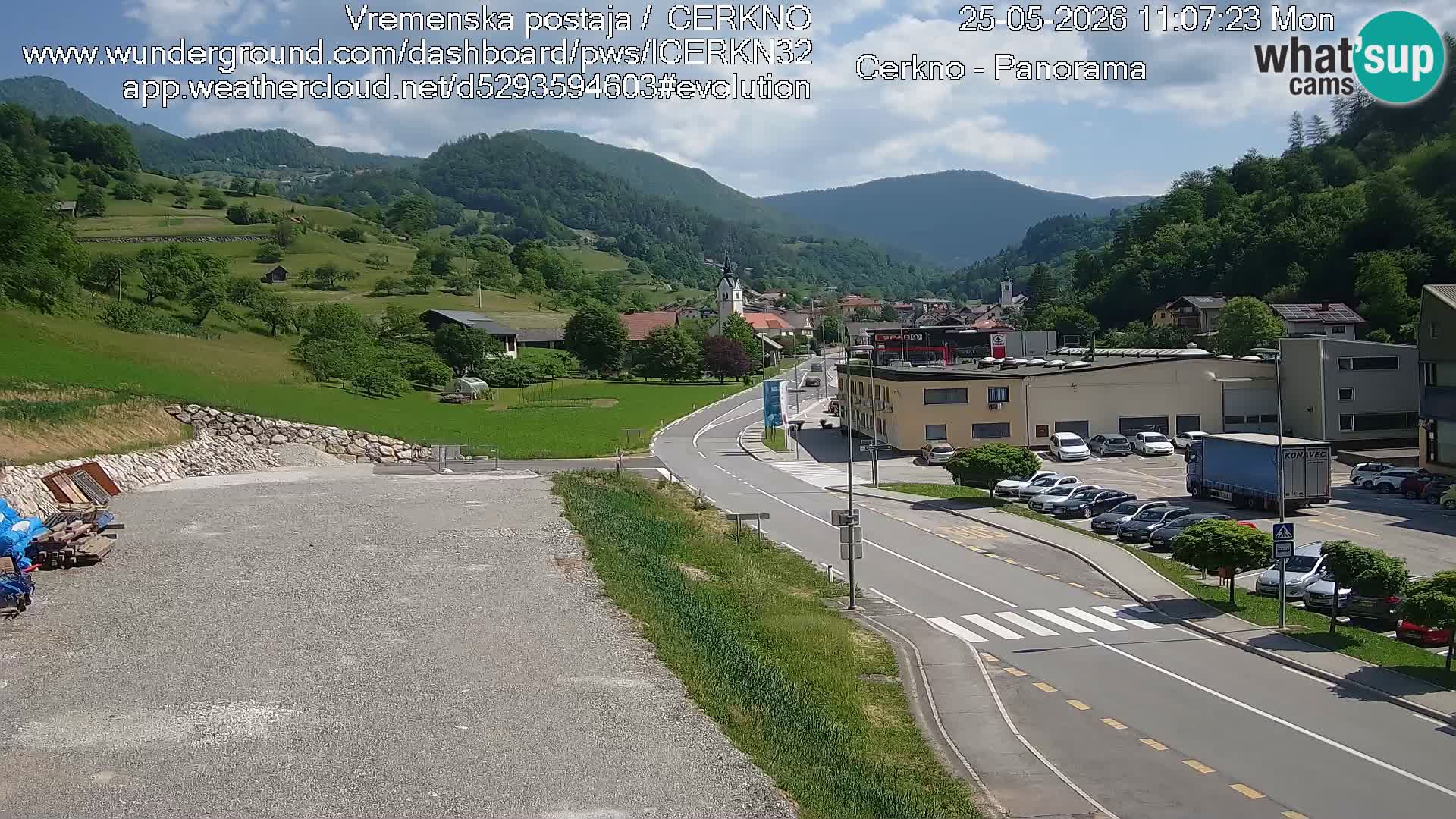 Webcam Ingresso Città di Cerkno