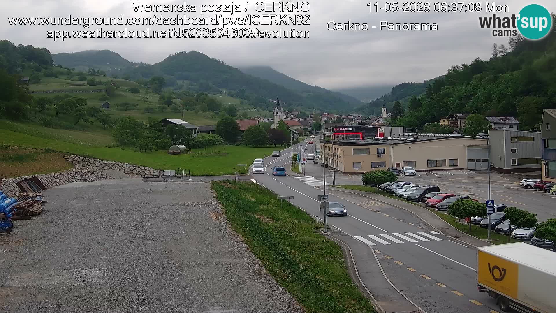 Cerkno ulaz u grad – Kamera uživo