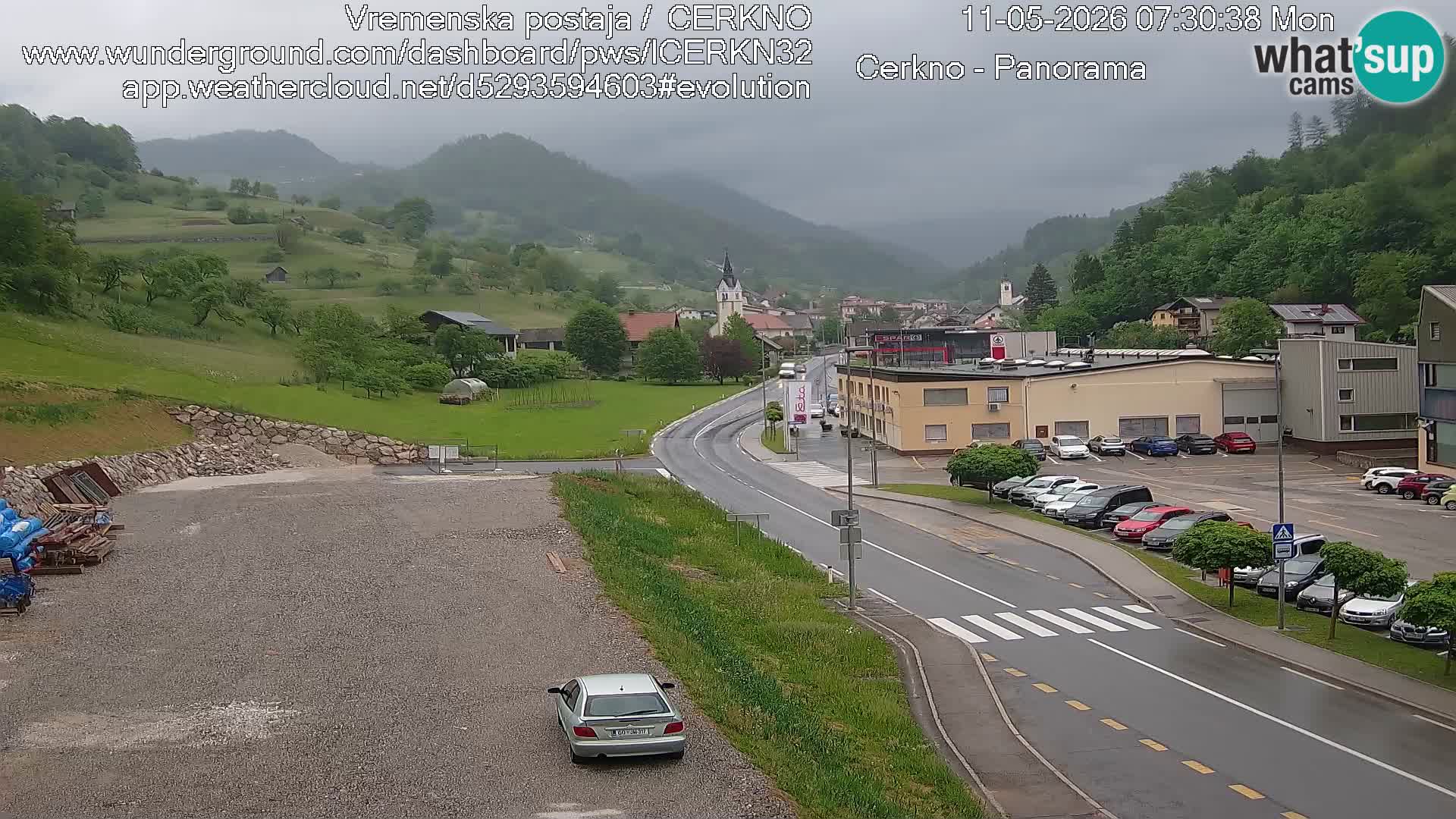 Cerkno ulaz u grad – Kamera uživo