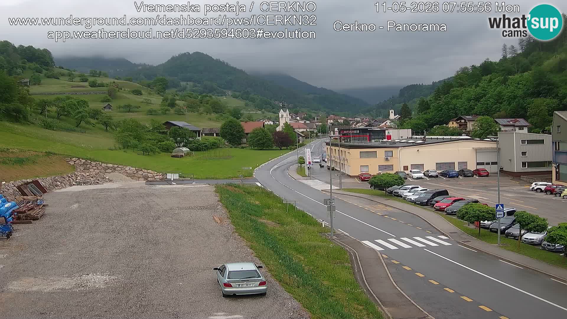 Cerkno Stadteingang Live-Webcam