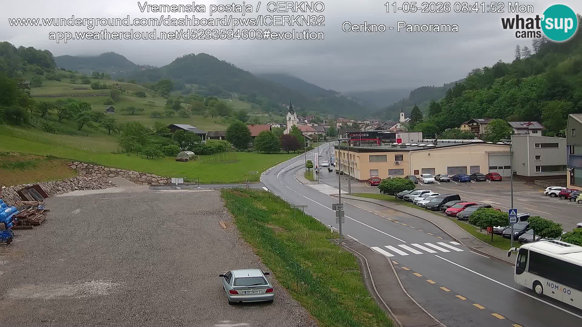 Cerkno ulaz u grad – Kamera uživo