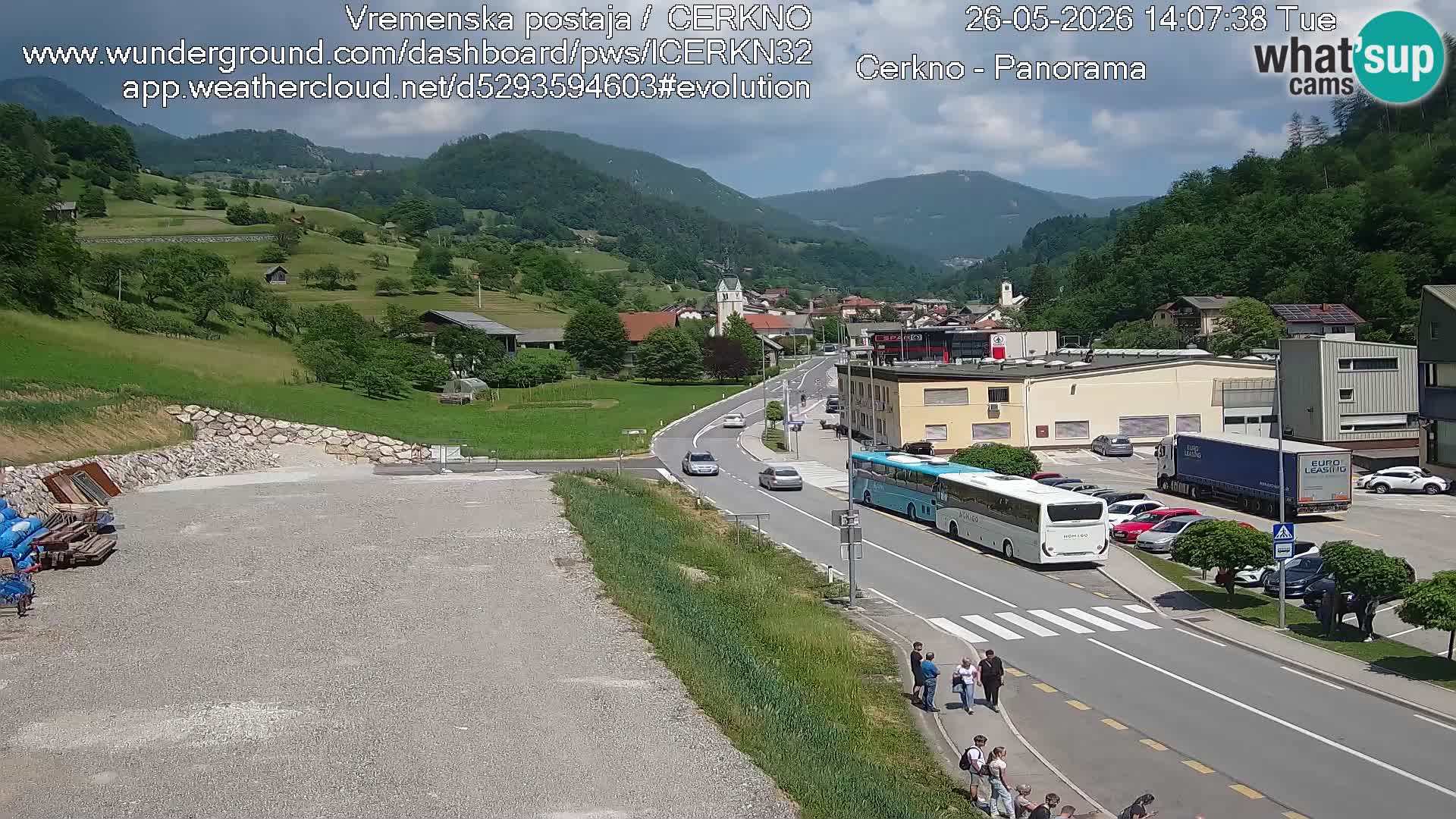 Webcam Ingresso Città di Cerkno
