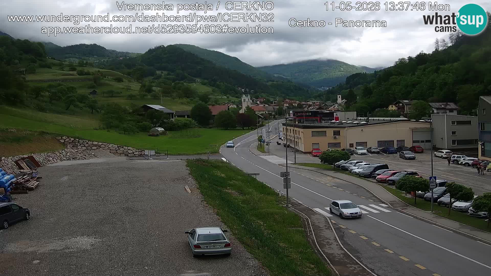 Cerkno Stadteingang Live-Webcam