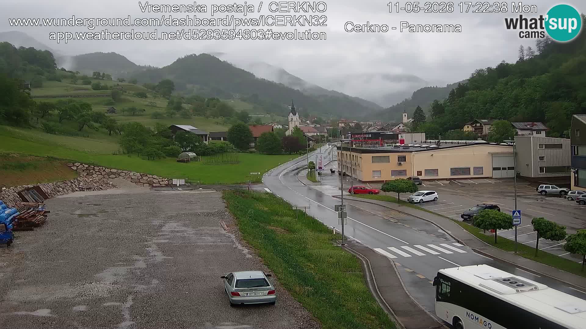 Cerkno ulaz u grad – Kamera uživo