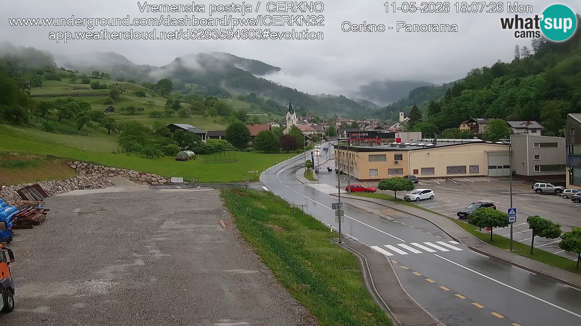 Webcam Ingresso Città di Cerkno