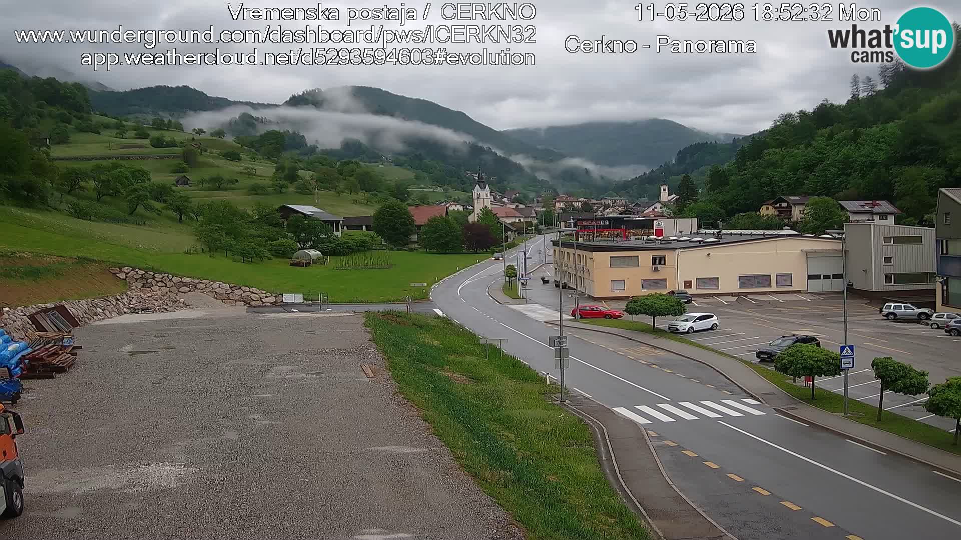 Webcam Ingresso Città di Cerkno