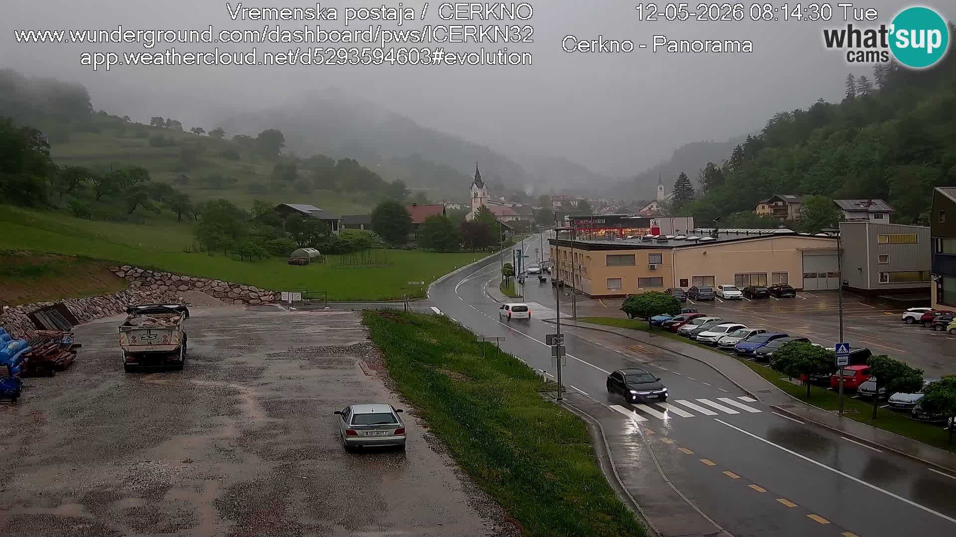 Webcam Ingresso Città di Cerkno