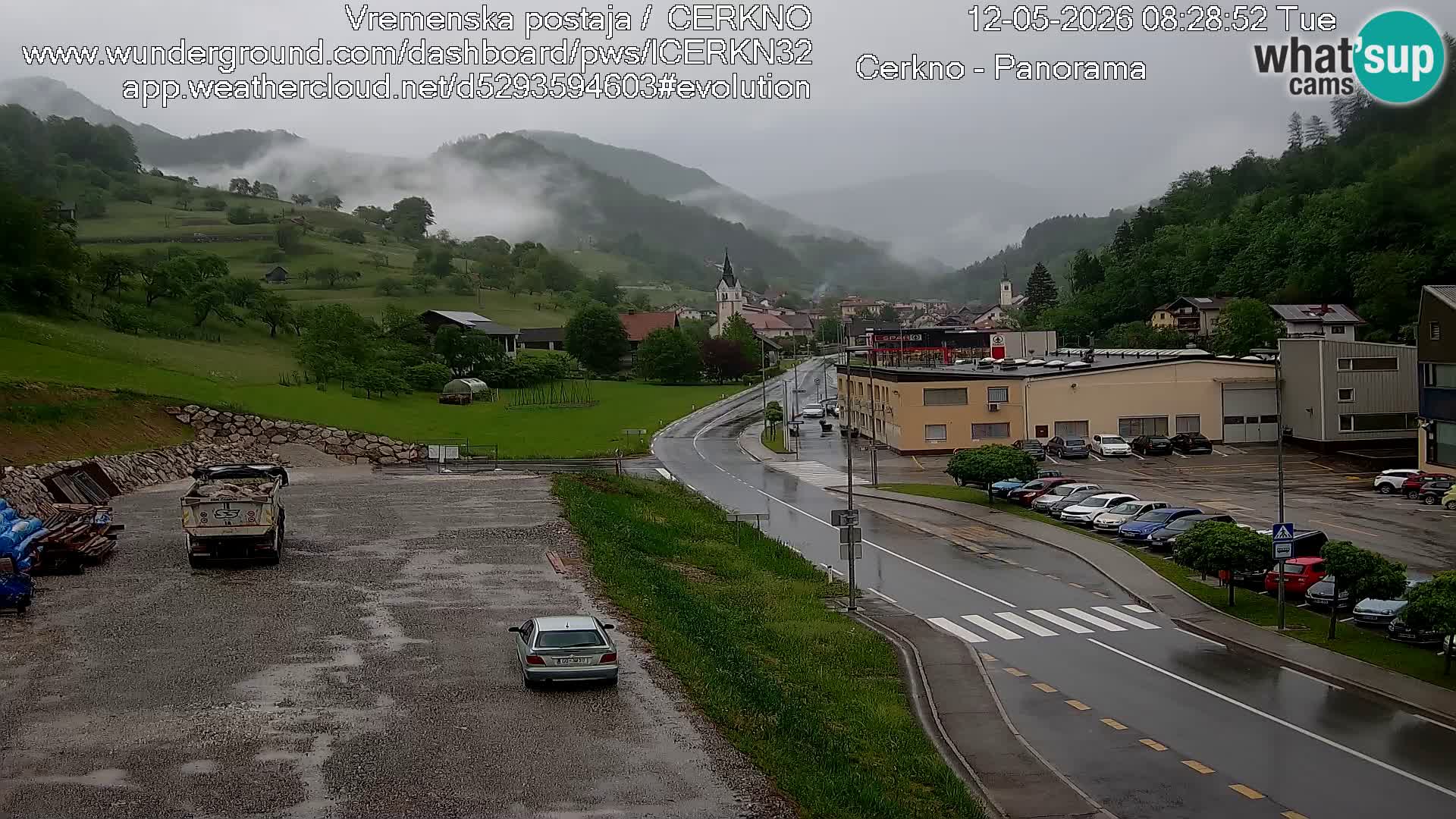 Cerkno Stadteingang Live-Webcam