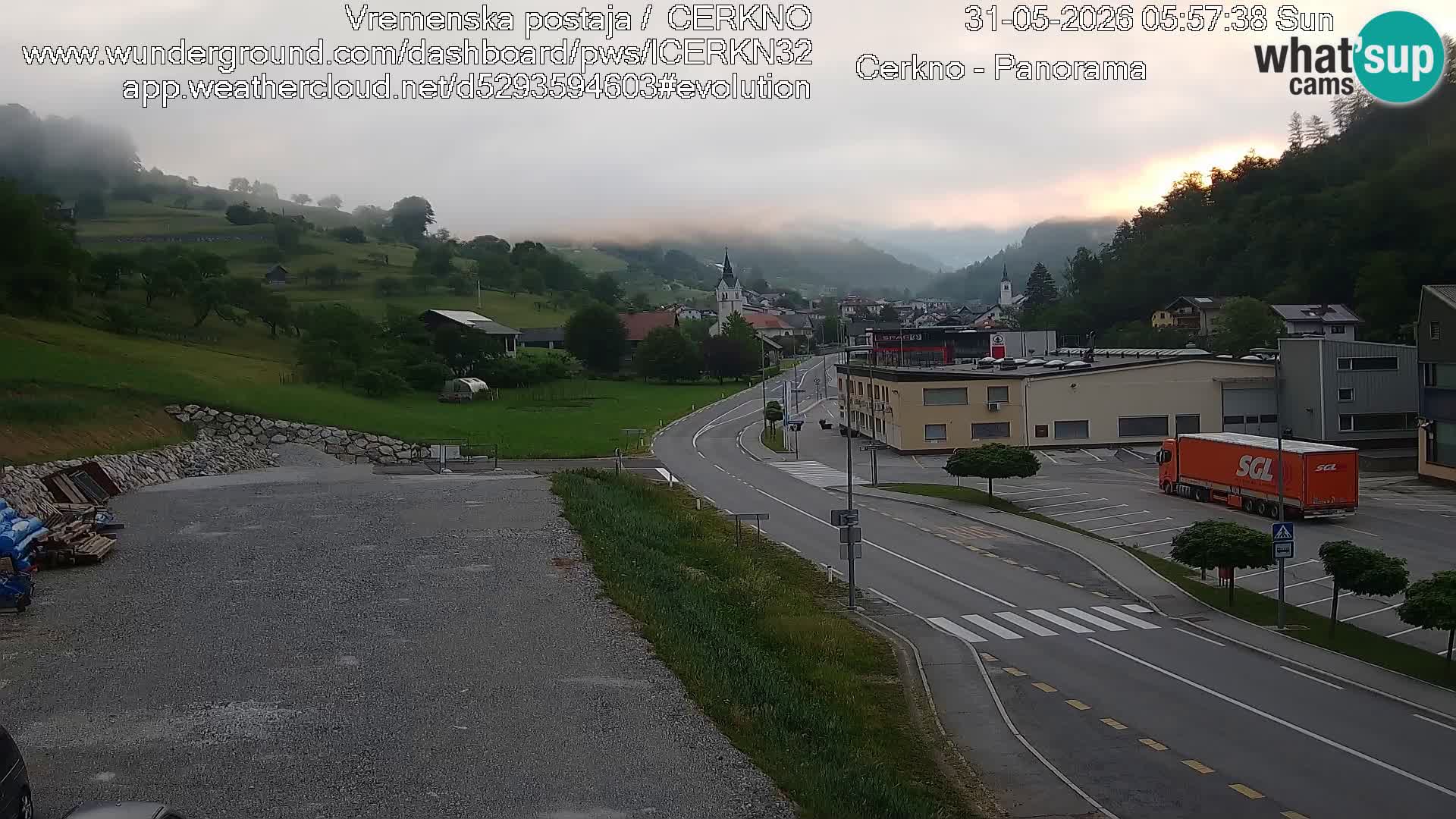 Cerkno Stadteingang Live-Webcam