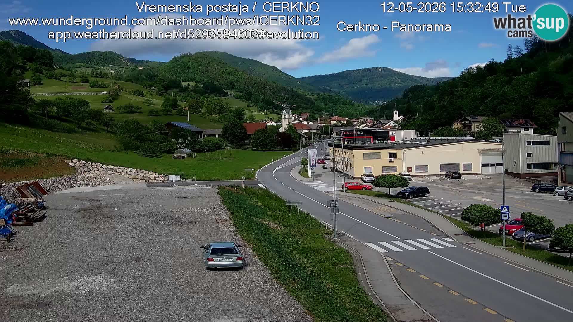 Cerkno Stadteingang Live-Webcam