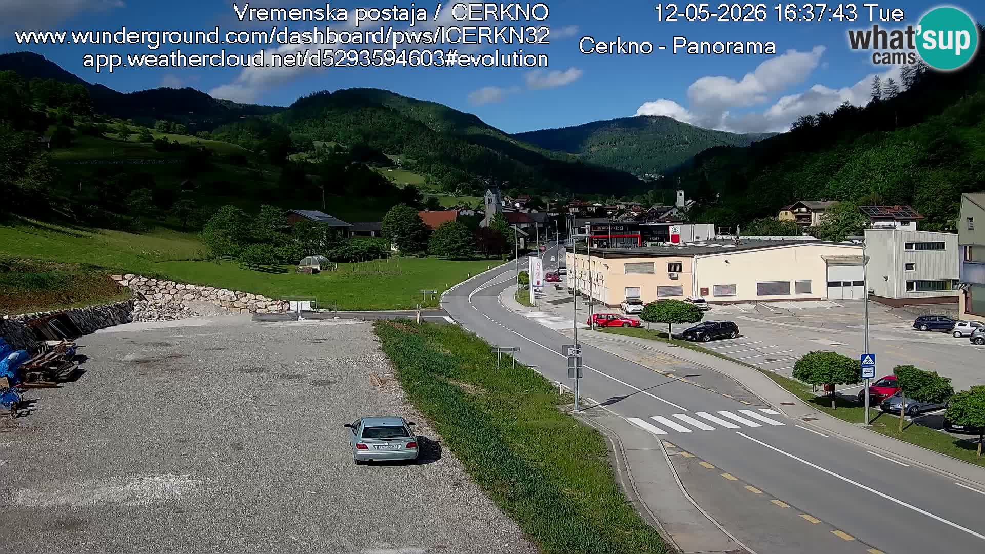 Webcam Ingresso Città di Cerkno