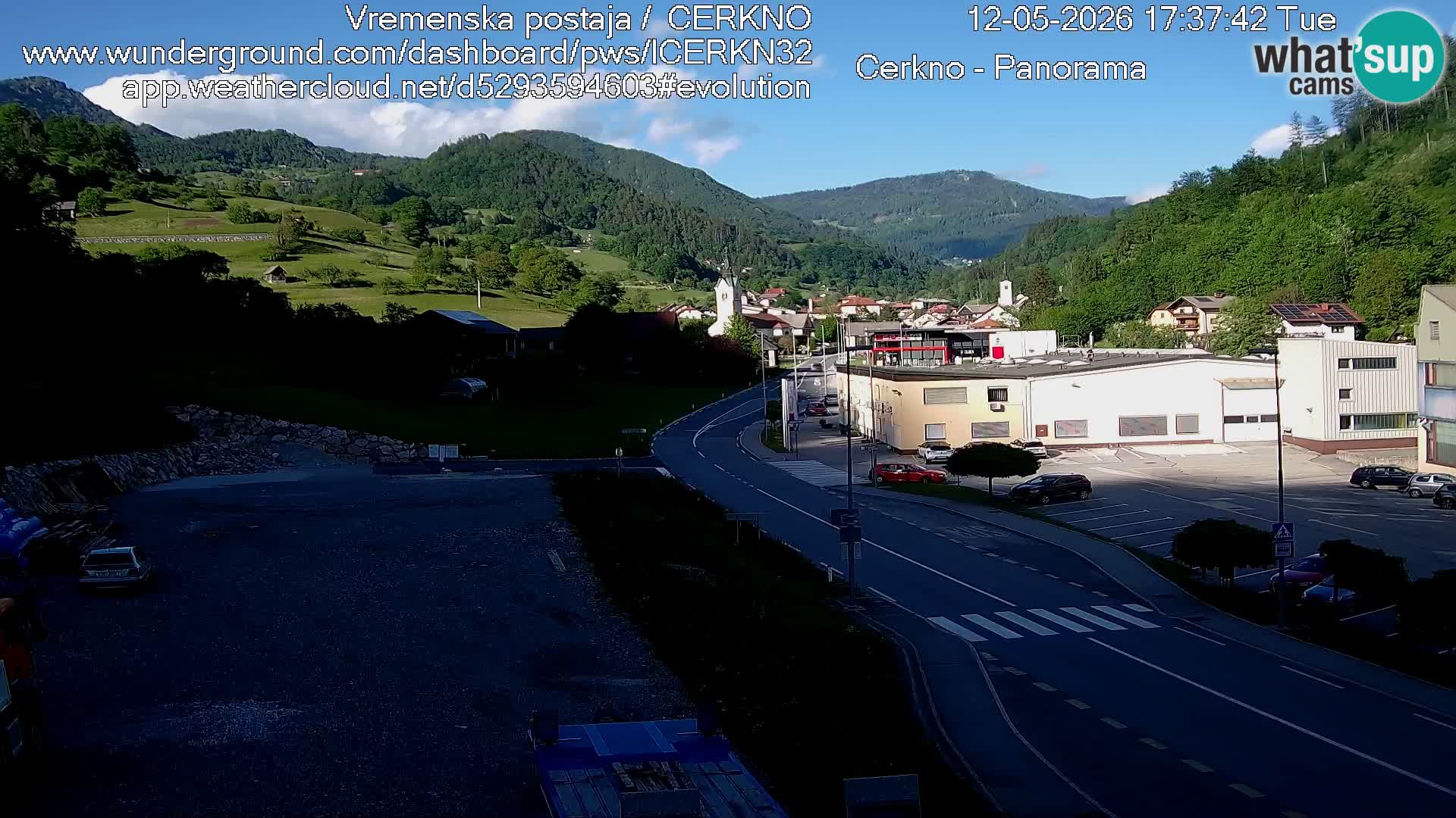 Webcam Ingresso Città di Cerkno