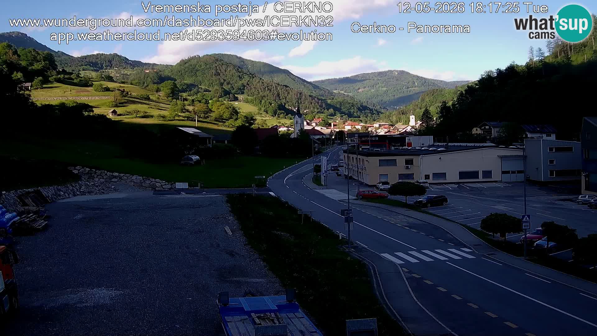 Webcam Ingresso Città di Cerkno