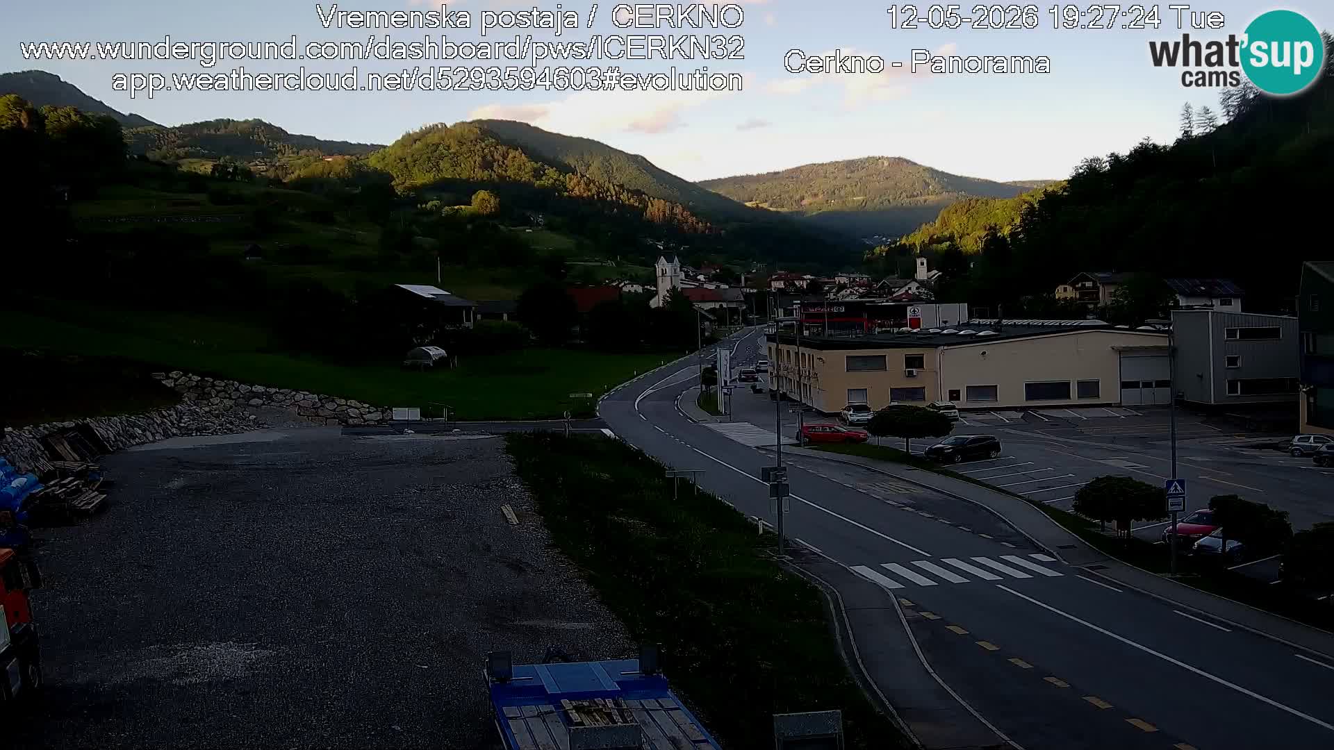 Cerkno Stadteingang Live-Webcam