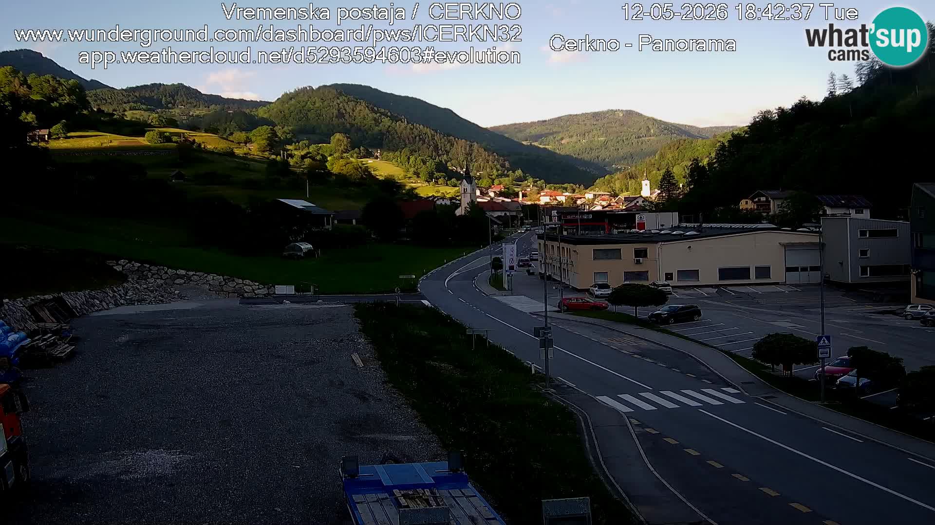 Cerkno Stadteingang Live-Webcam