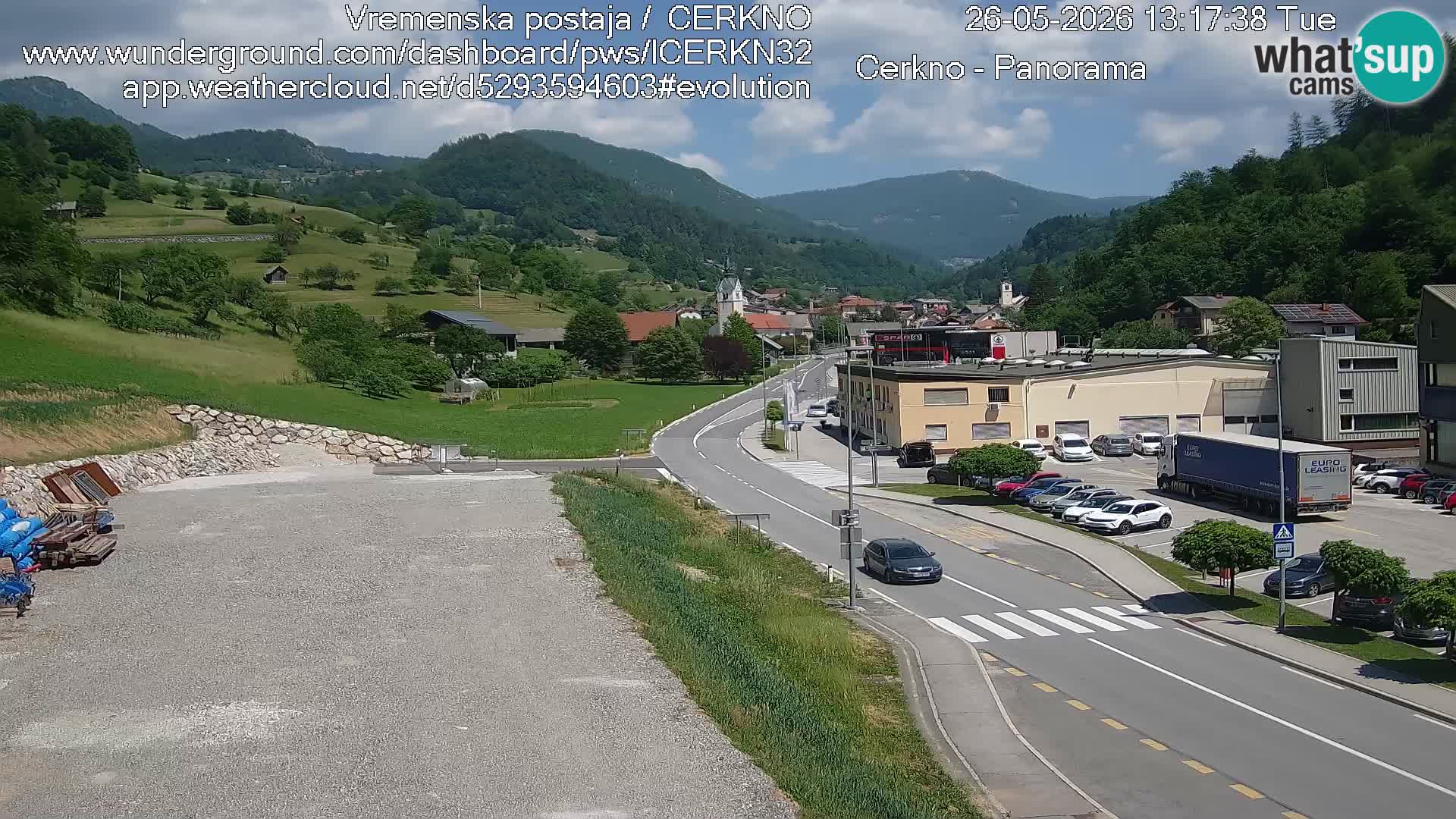 Webcam Ingresso Città di Cerkno