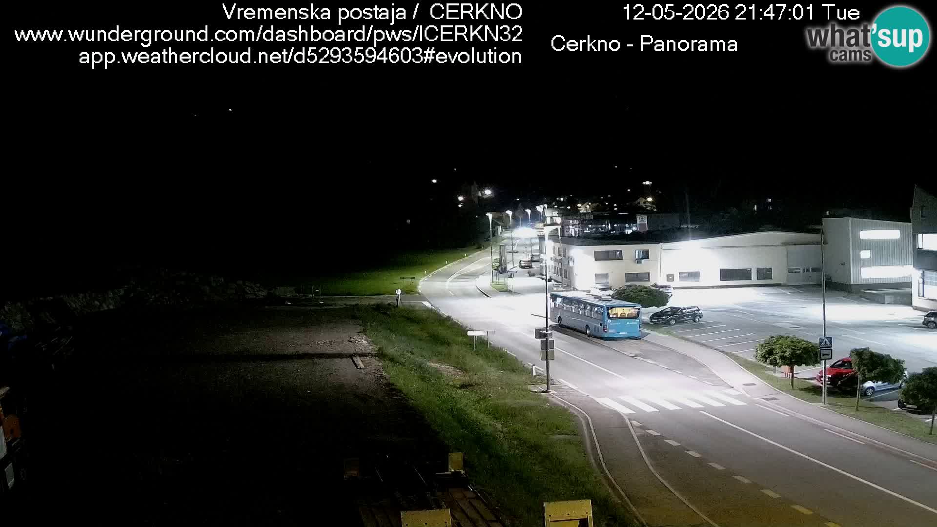 Cerkno entrada a la ciudad Webcam en vivo