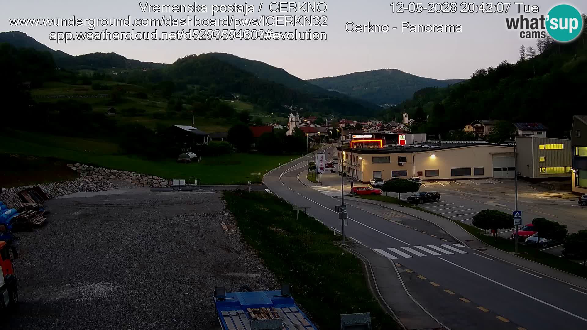 Cerkno Stadteingang Live-Webcam