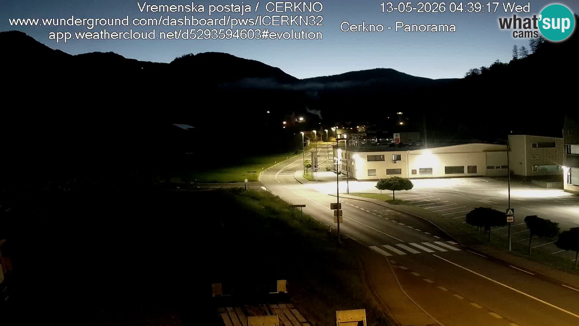 Cerkno ulaz u grad – Kamera uživo