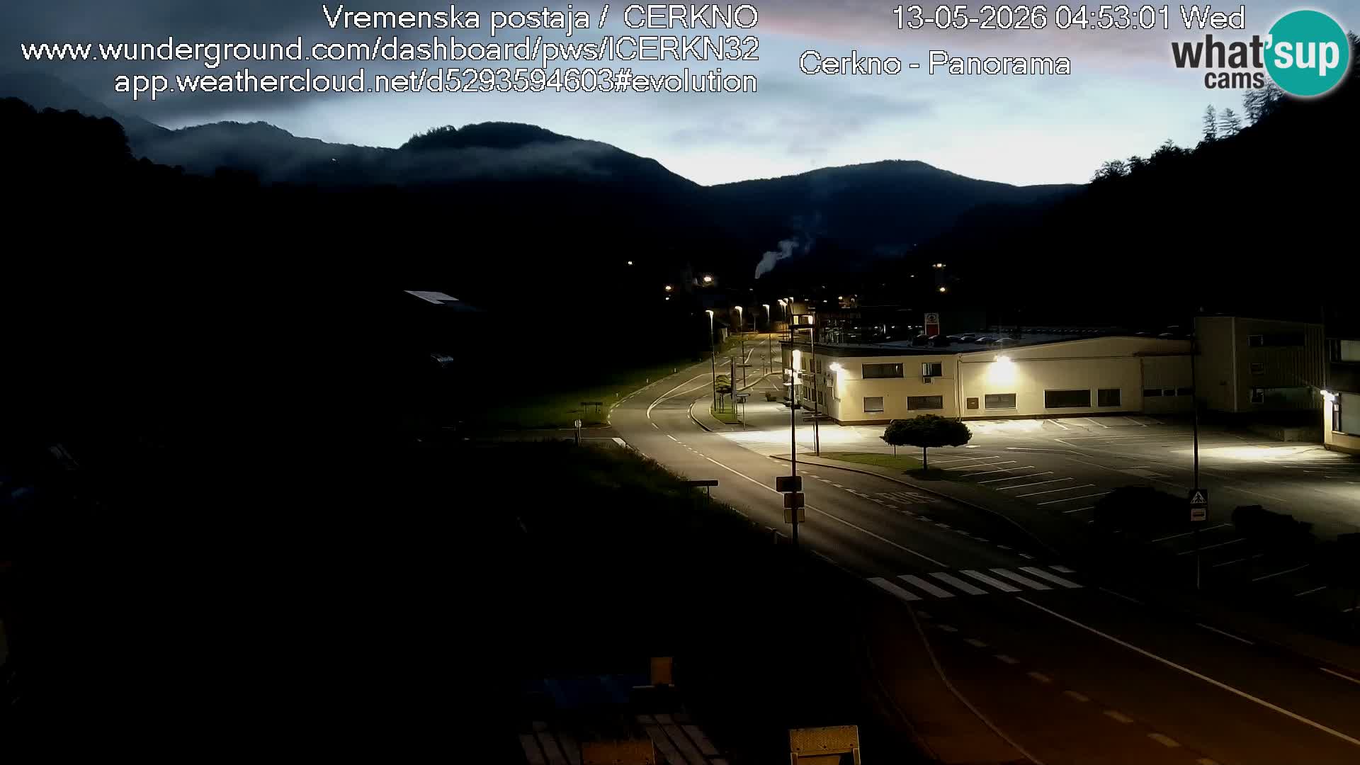 Cerkno ulaz u grad – Kamera uživo