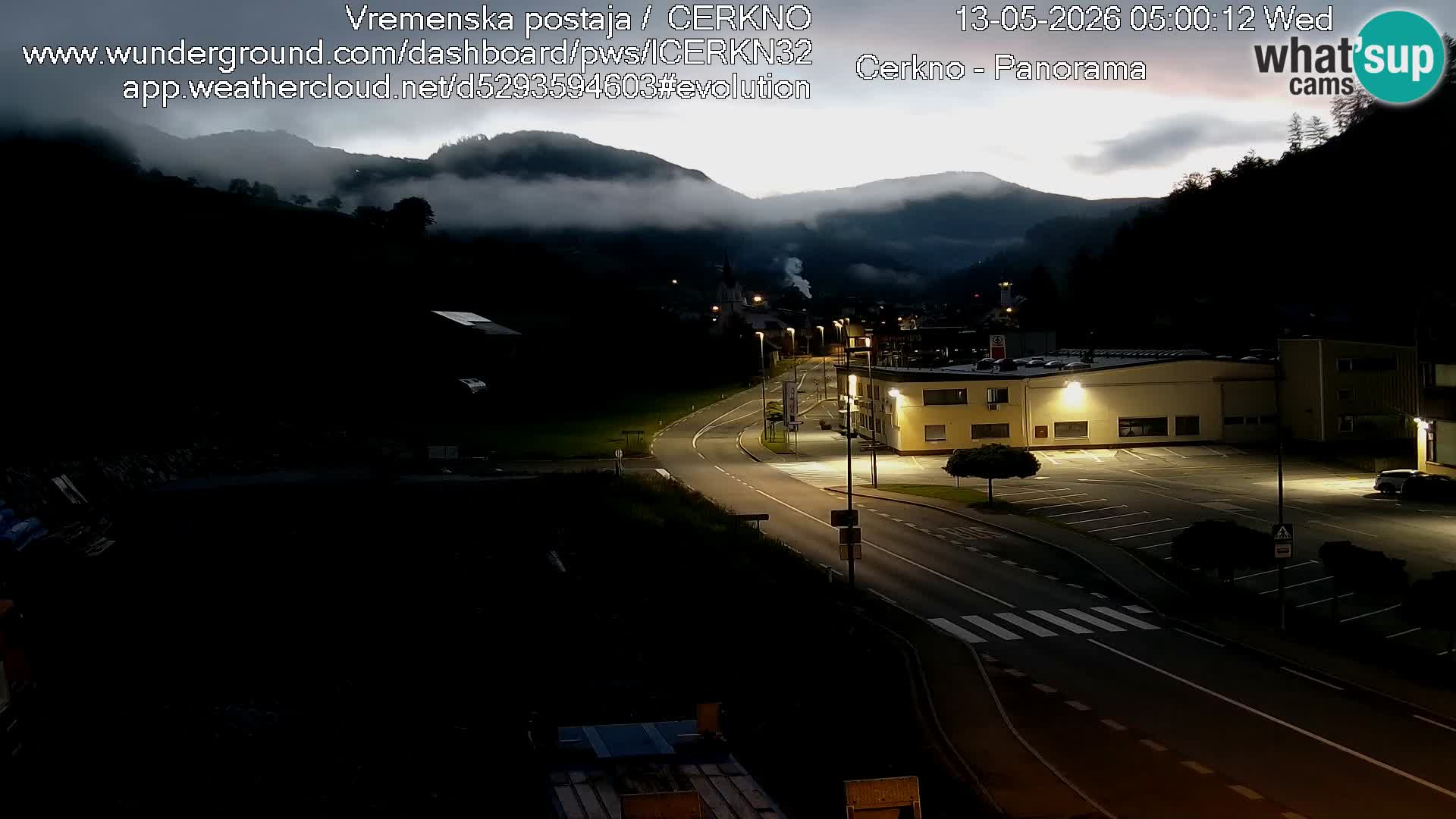Cerkno ulaz u grad – Kamera uživo
