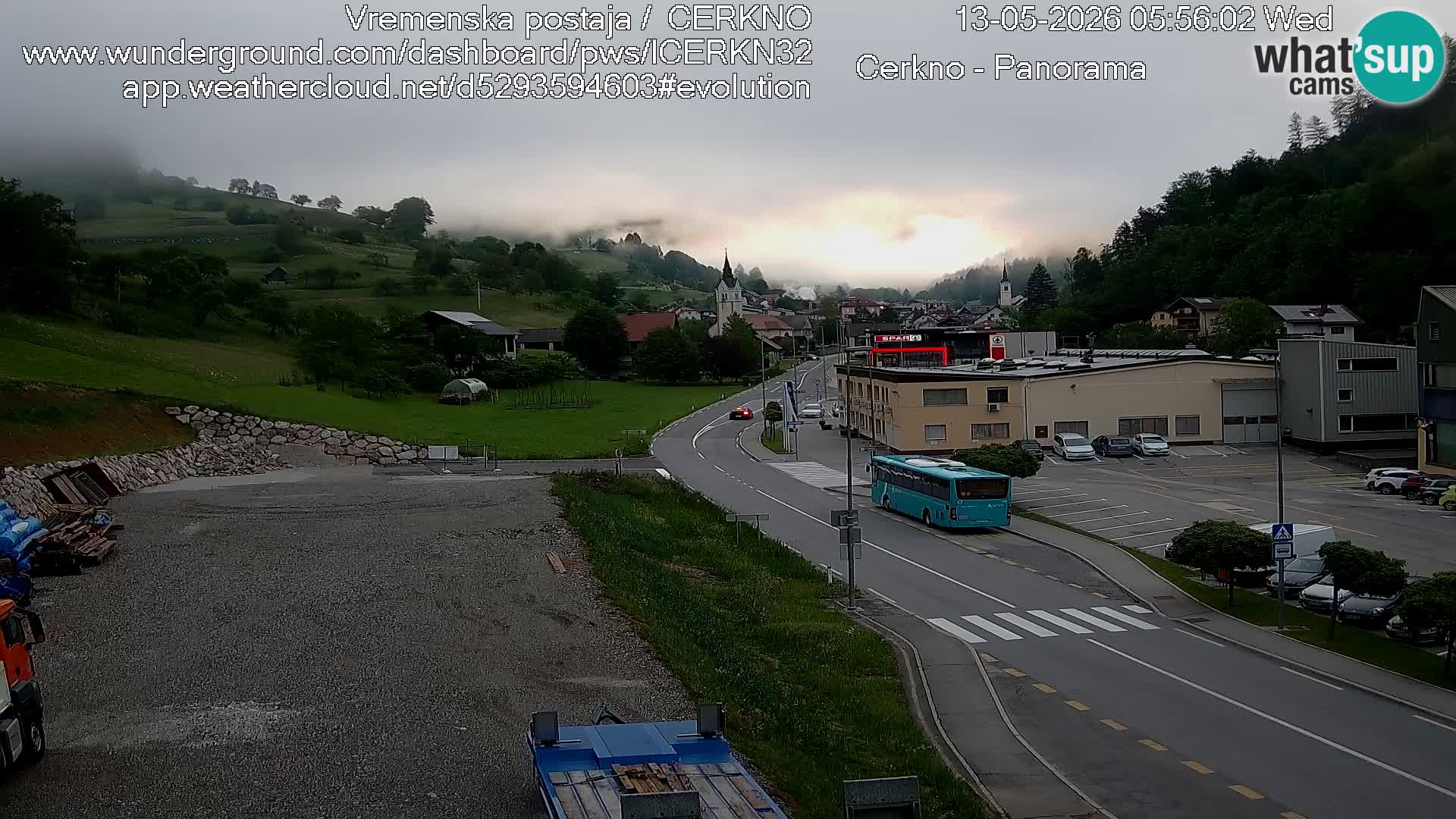 Webcam Ingresso Città di Cerkno