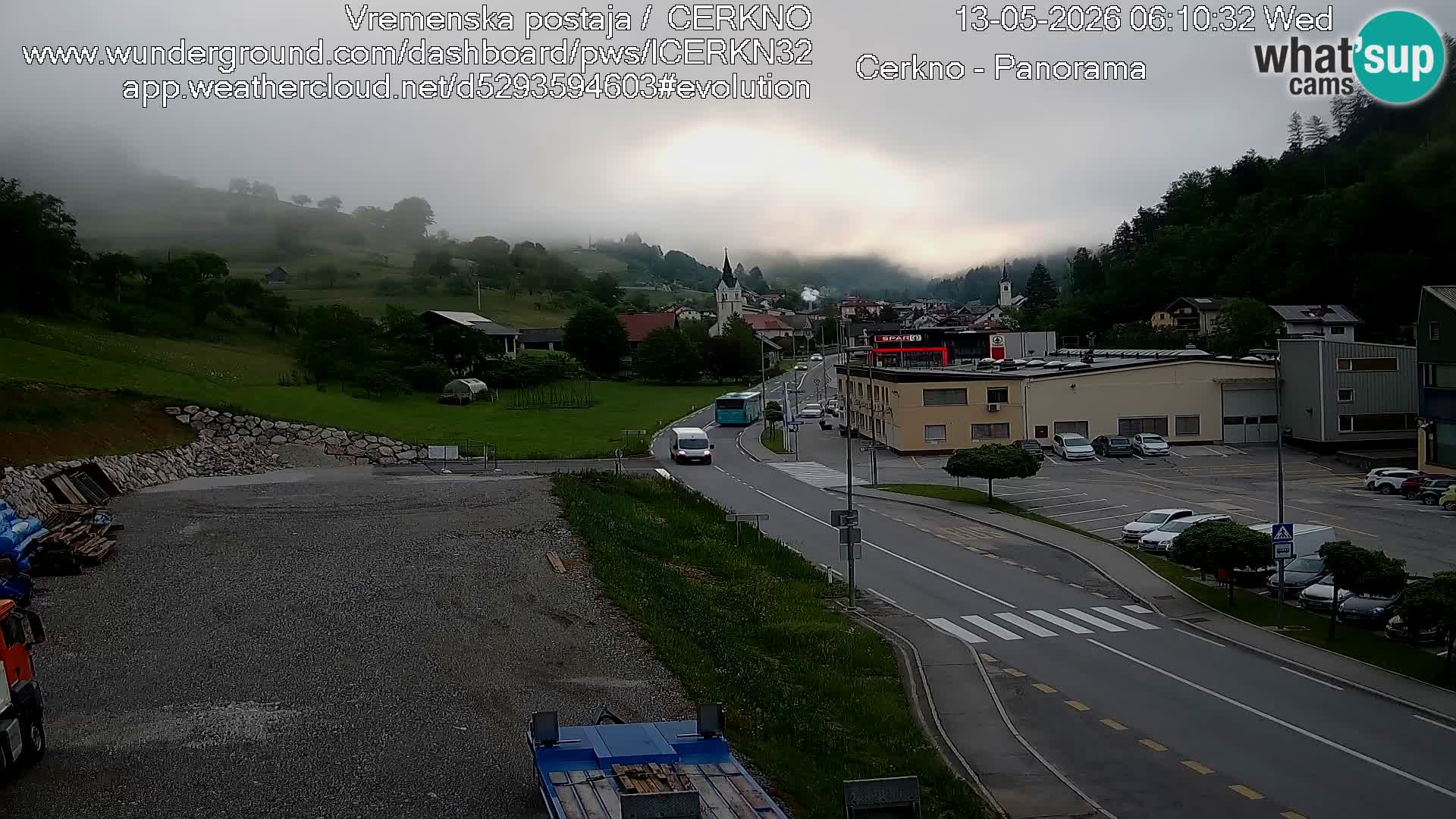 Cerkno Stadteingang Live-Webcam