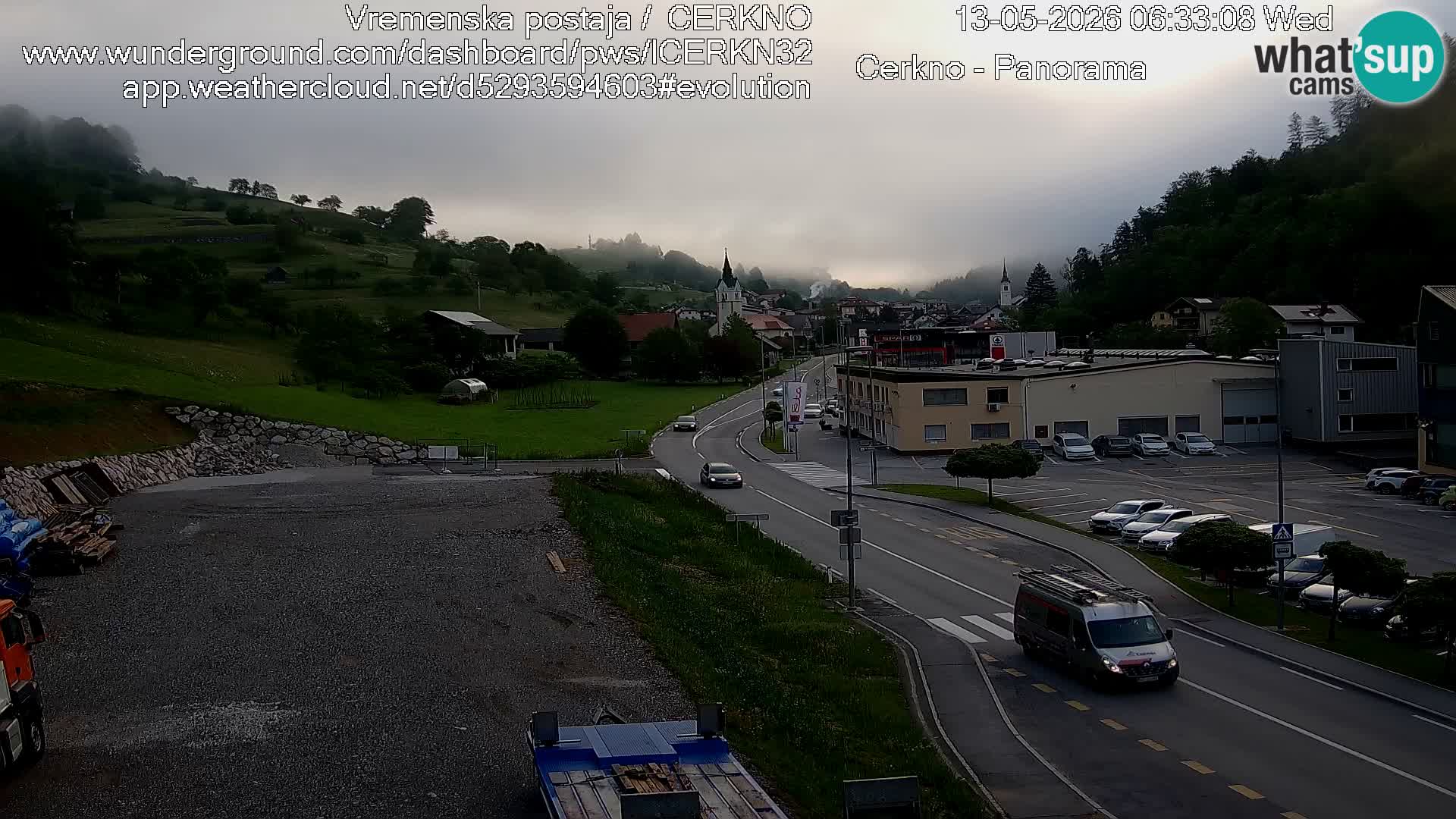 Cerkno Stadteingang Live-Webcam