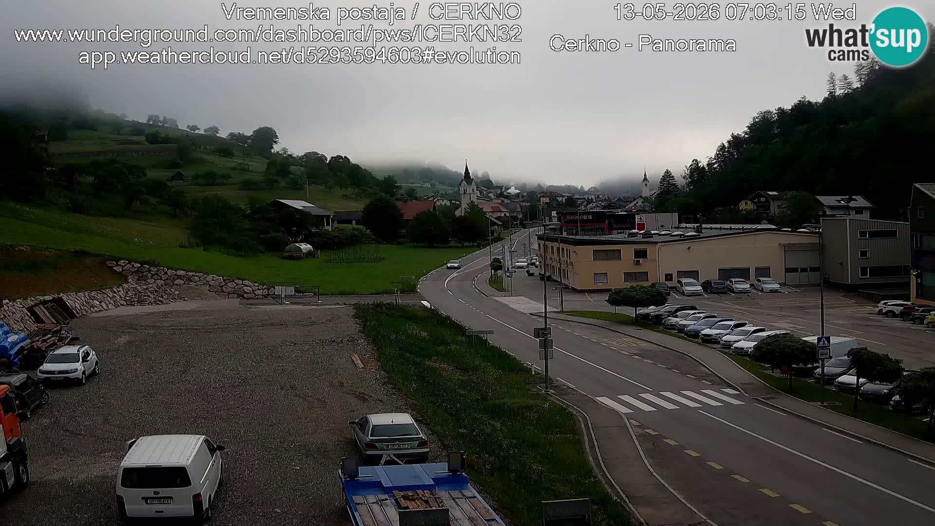 Cerkno Stadteingang Live-Webcam