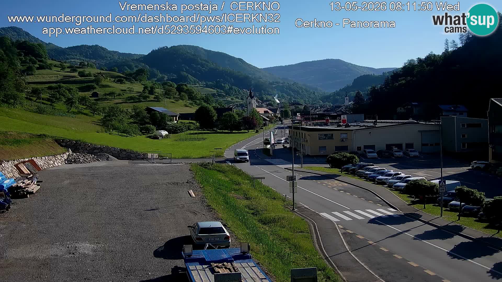 Cerkno Stadteingang Live-Webcam
