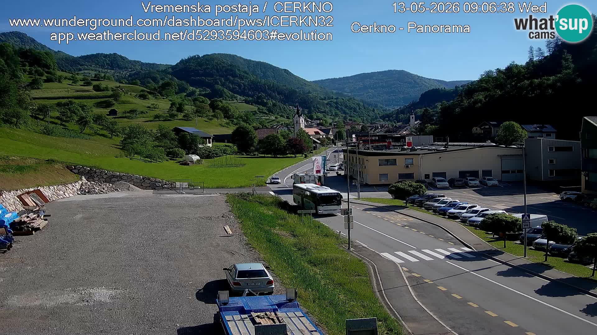 Webcam Ingresso Città di Cerkno